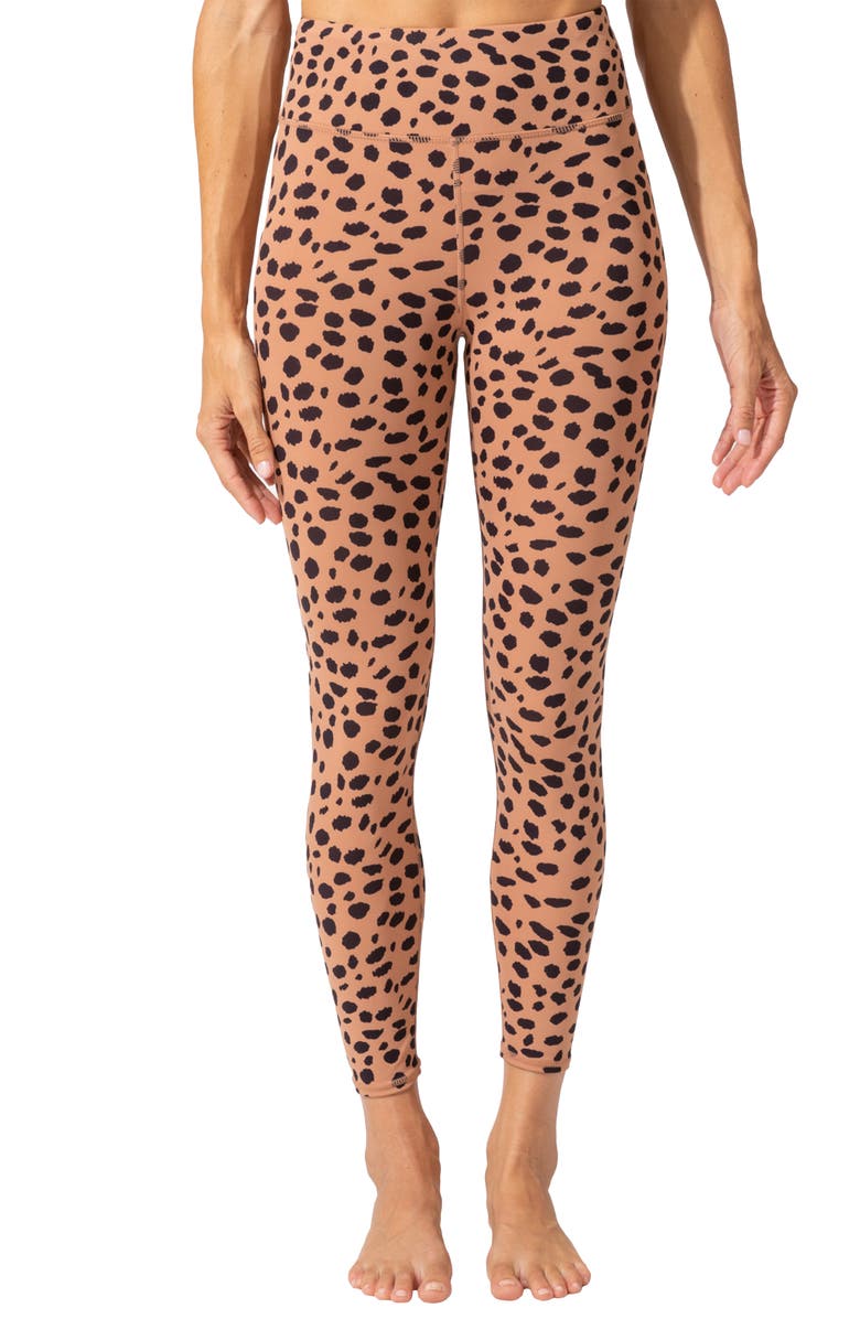 Threads 4 Thought Jackie High Waist Animal Print 7/8 Leggings, Main, color,
