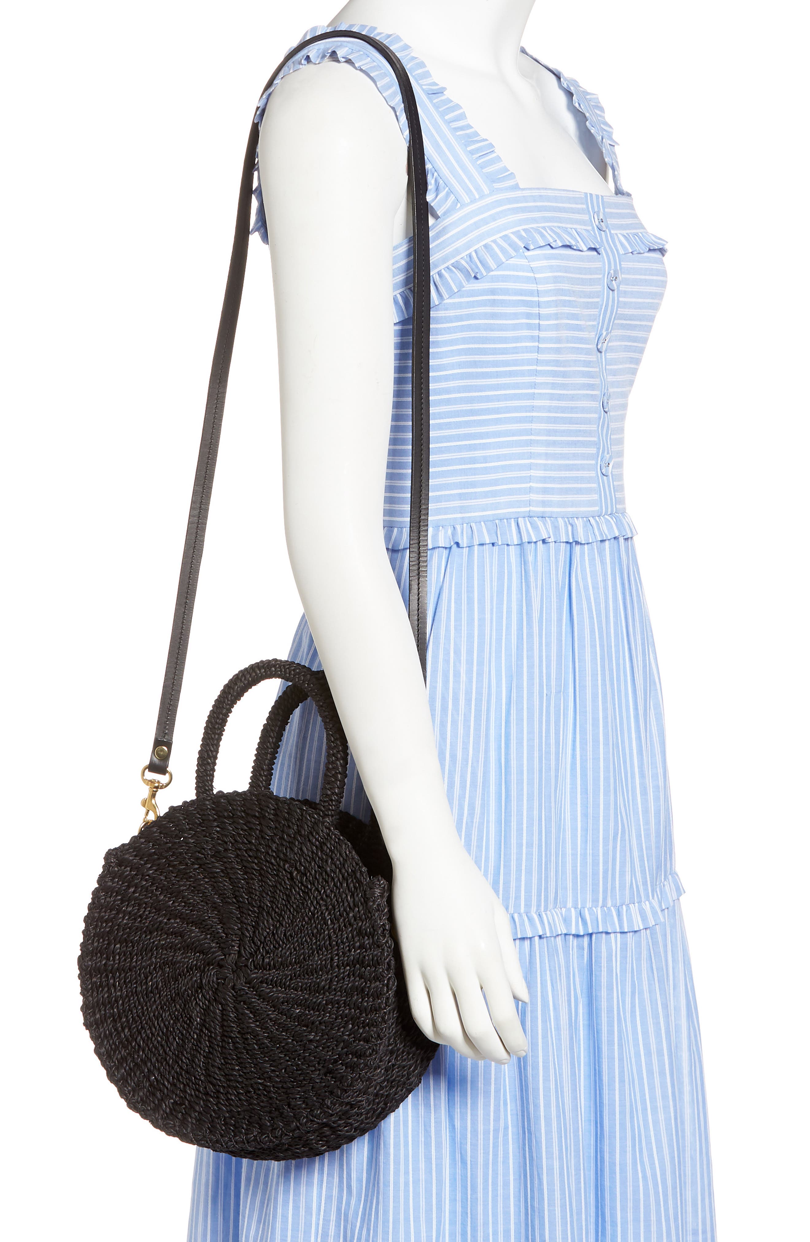 Clare V. Moyen Alice Abacá Bag, Alternate, color, 