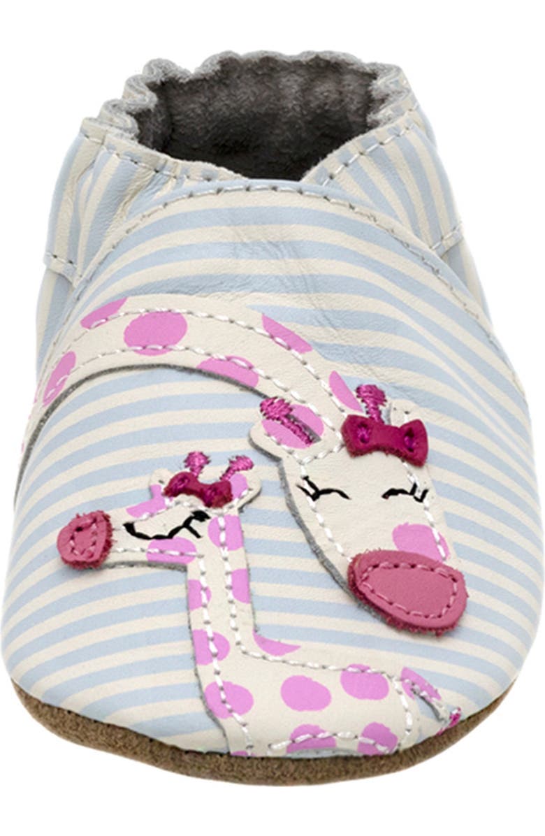 Robeez<sup>®</sup> Reaching for the Stars Giraffe Crib Shoe, Alternate, color,
