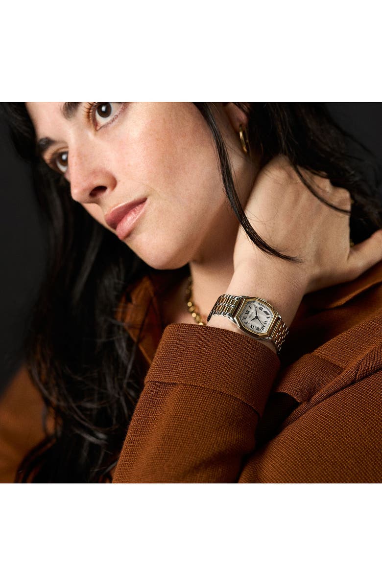 Fossil Harlow Bracelet Watch, 27mm, Alternate, color, Two Tone