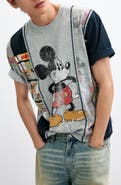 Desigual Mickey Mouse Collage Graphic Tee