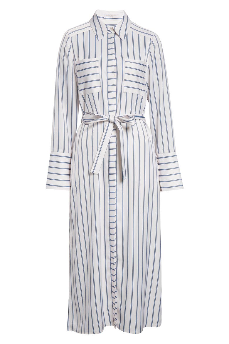 Miriam Long Sleeve Shirtdress, Alternate, color, IVORY SEASIDE