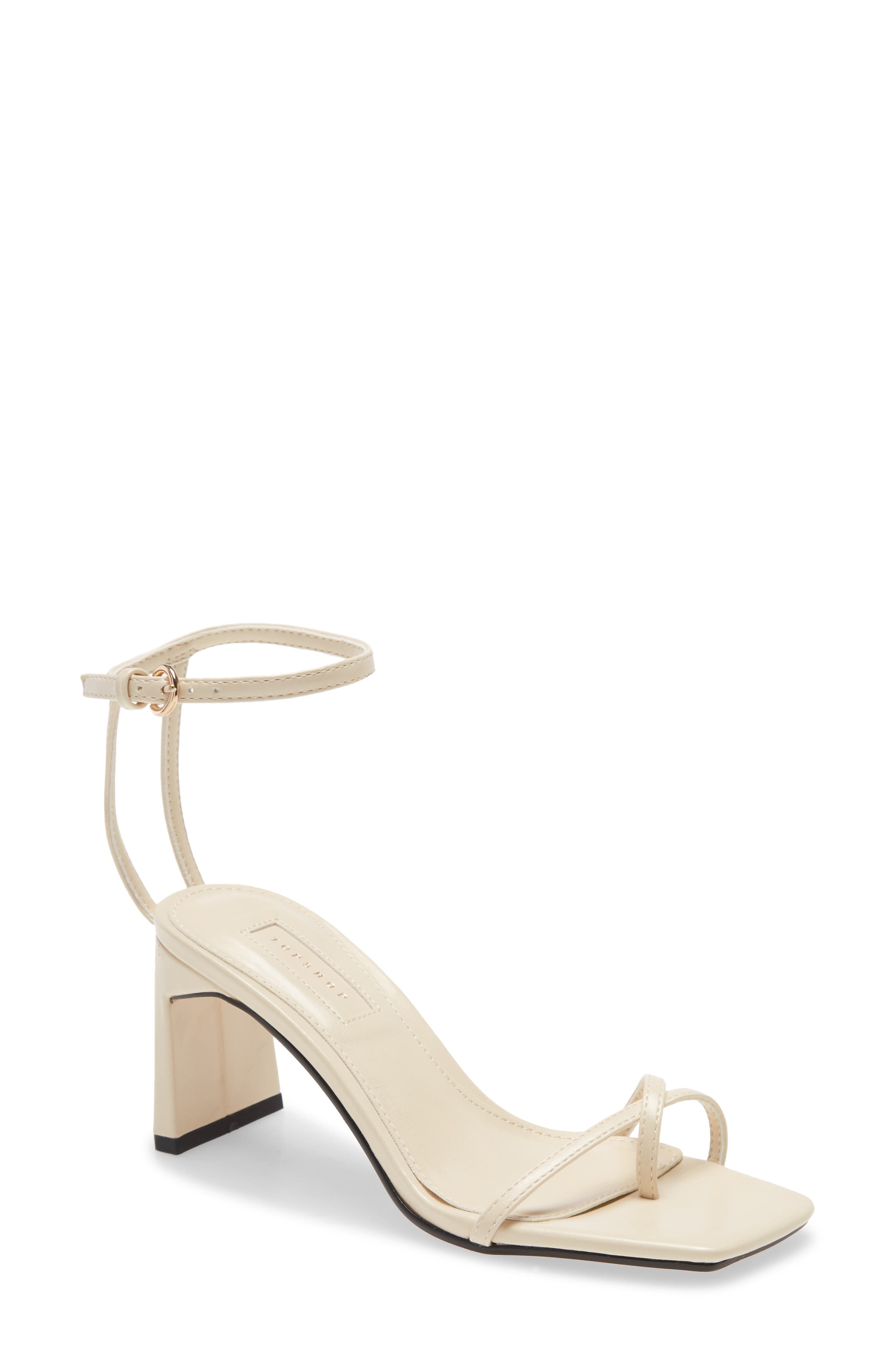 Topshop Nature Strappy Block Heel Sandal, Main, color, 