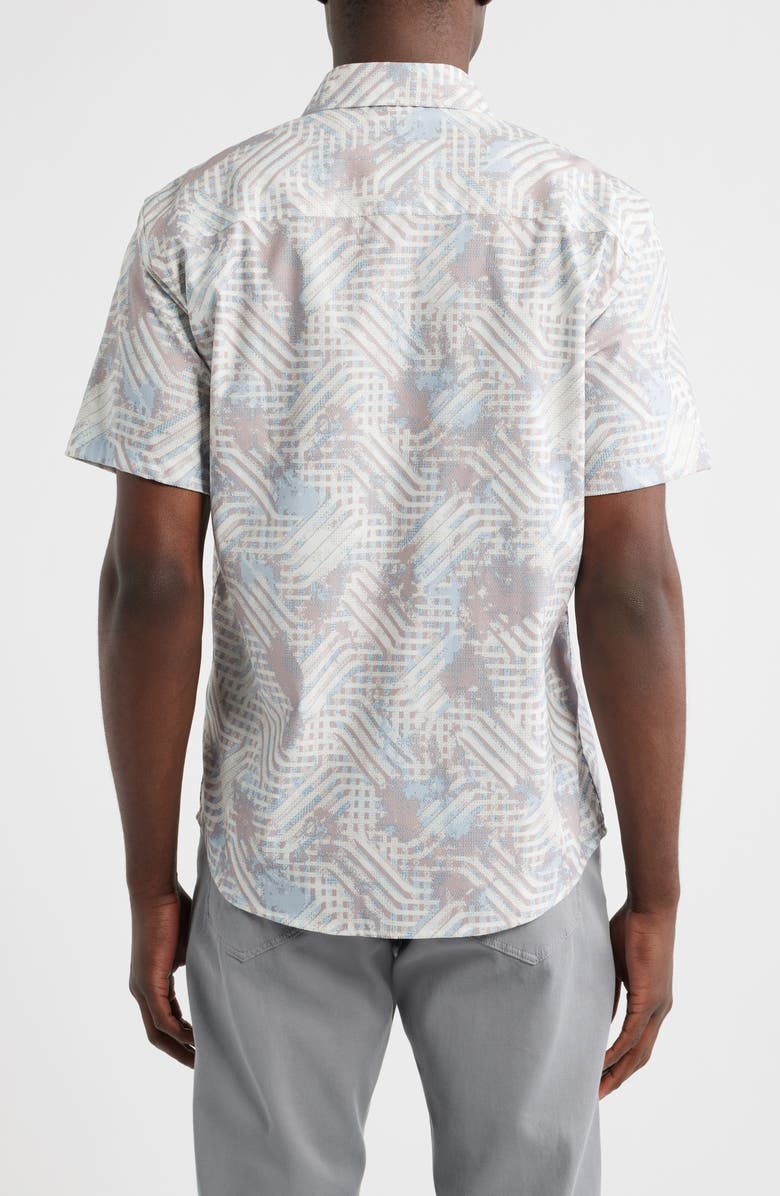 Robert Barakett Adler Button-Up Shirt, Alternate, color, Shadow Coral