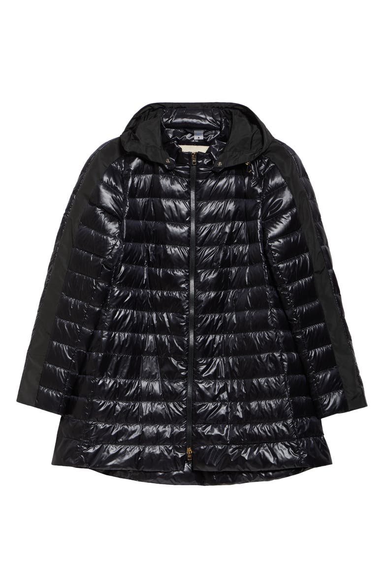 Herno Hooded Ultralight Nylon Down Jacket, Alternate, color,