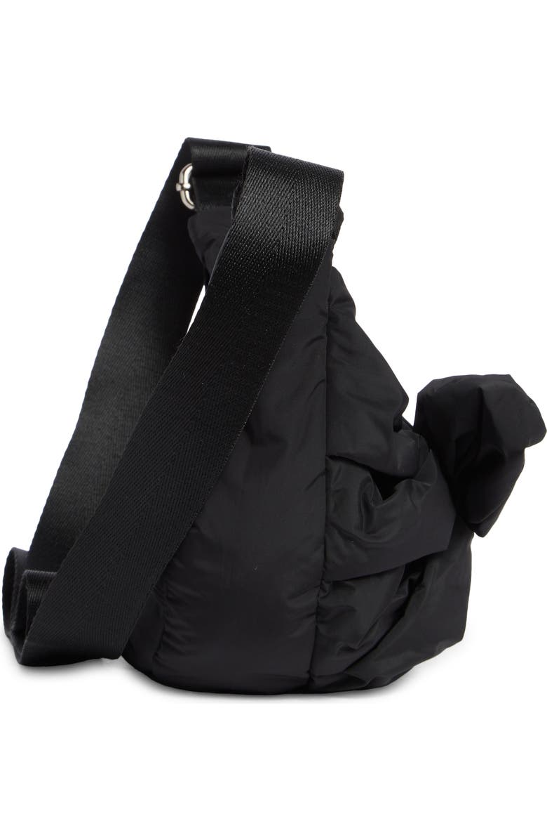 Dolce Vita Knotted Nylon Crossbody Bag, Alternate, color, Black