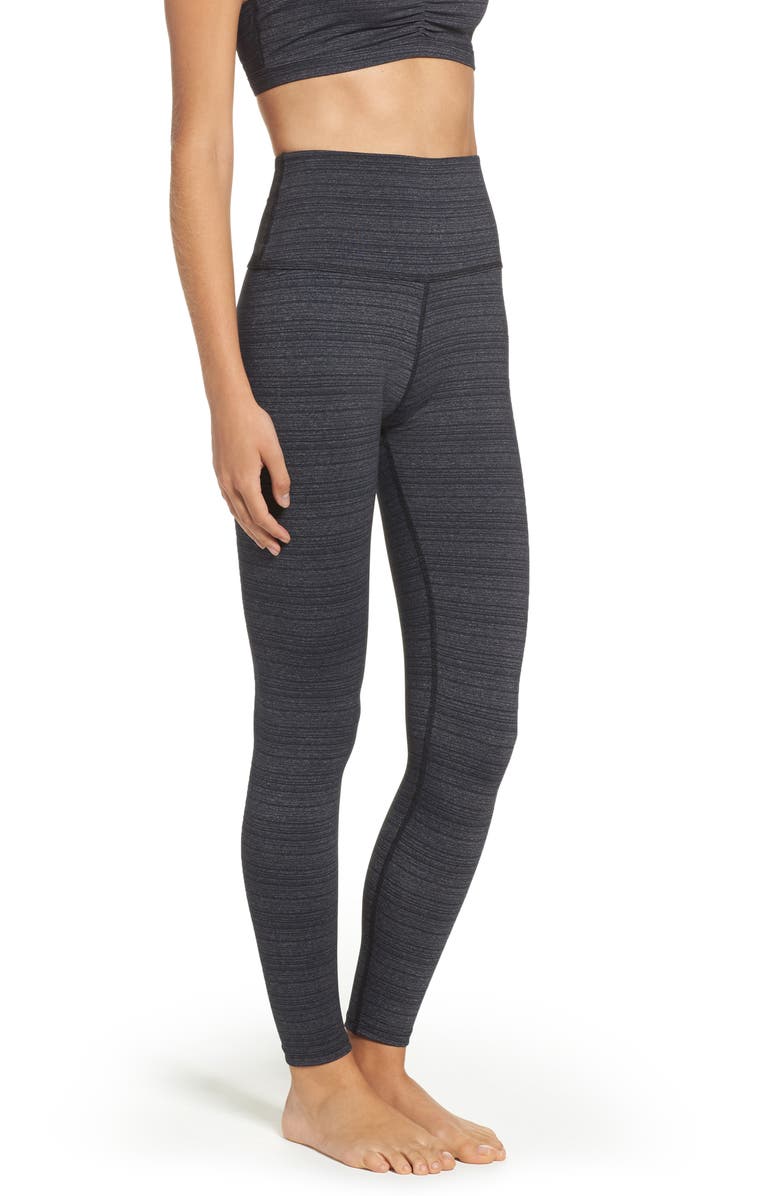 Beyond Yoga Stripe High Waist Leggings, Alternate, color, 