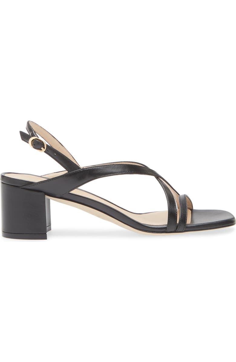 Stuart Weitzman Oasis 50 Block Heel Sandal, Alternate, color,
