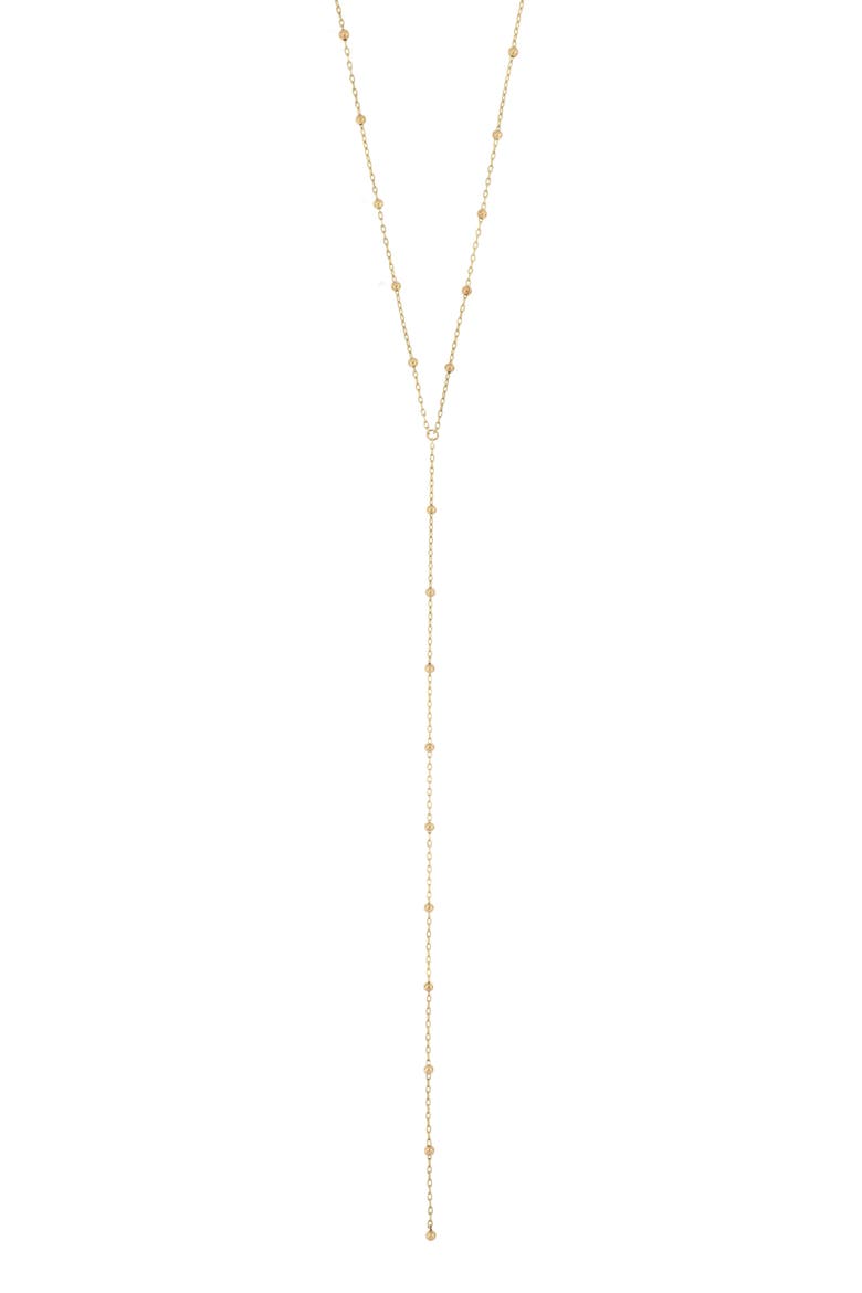 Mykonos 14K Gold Station Y-Necklace (Nordstrom Exclusive), Main, color, 14K YELLOW GOLD