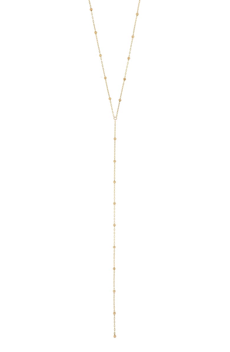 Bony Levy Mykonos 14K Gold Station Y-Necklace, Main, color,