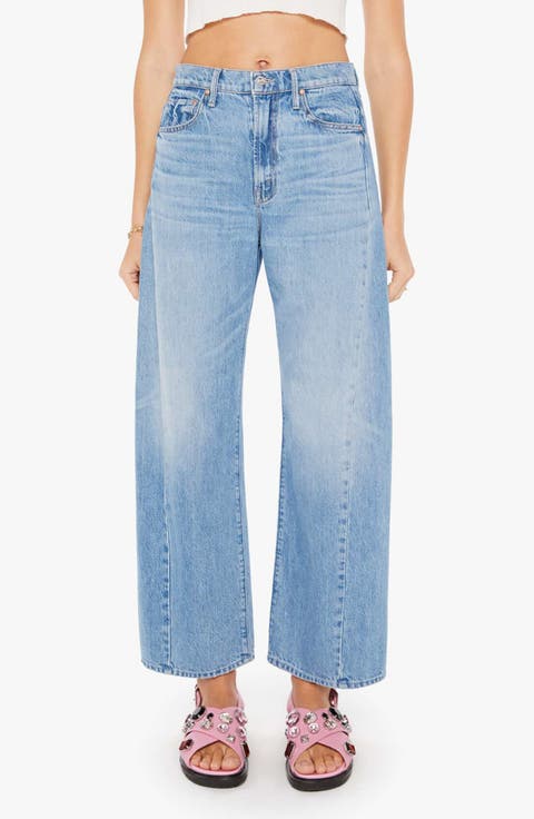 The Half Pipe Flood High Waist Barrel Jeans (Material Girl)
