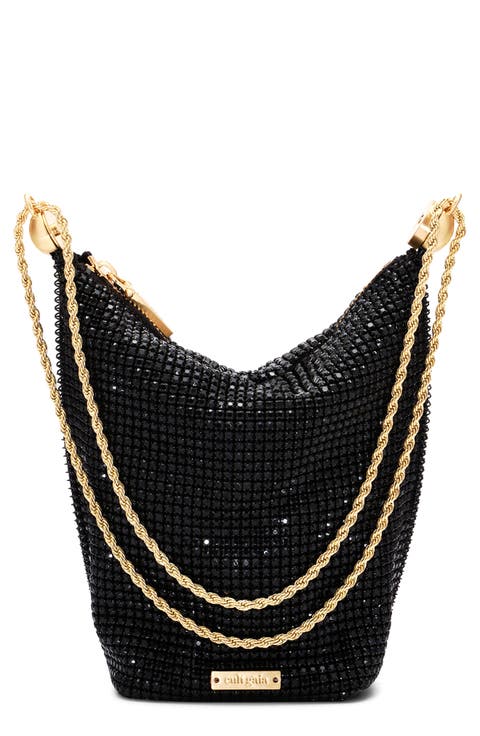Rue Crystal Mesh Wristlet