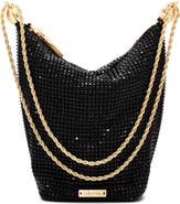 Cult Gaia Rue Crystal Mesh Wristlet