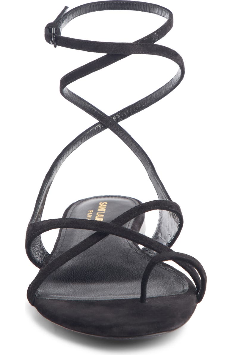 Saint Laurent Gia Nu Pieds Sandal, Alternate, color,