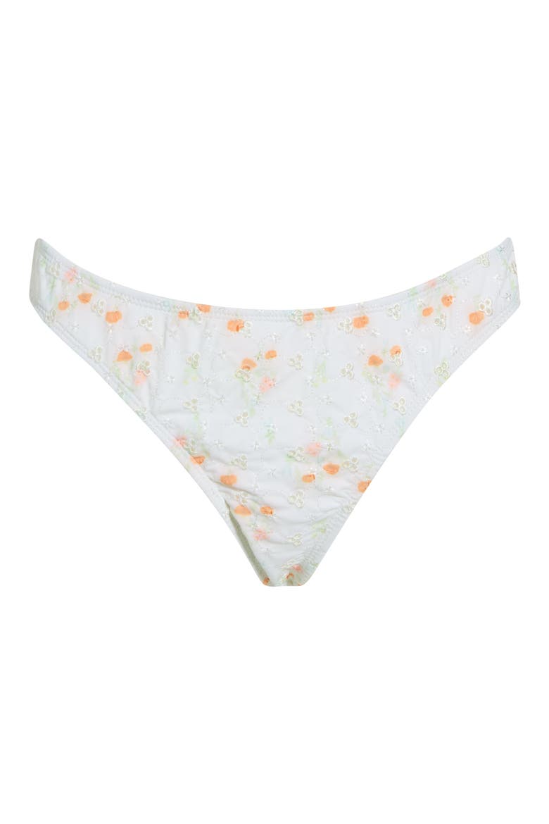 Nocturnal Cheeky Bikini Bottoms, Alternate, color, ROSEWATER