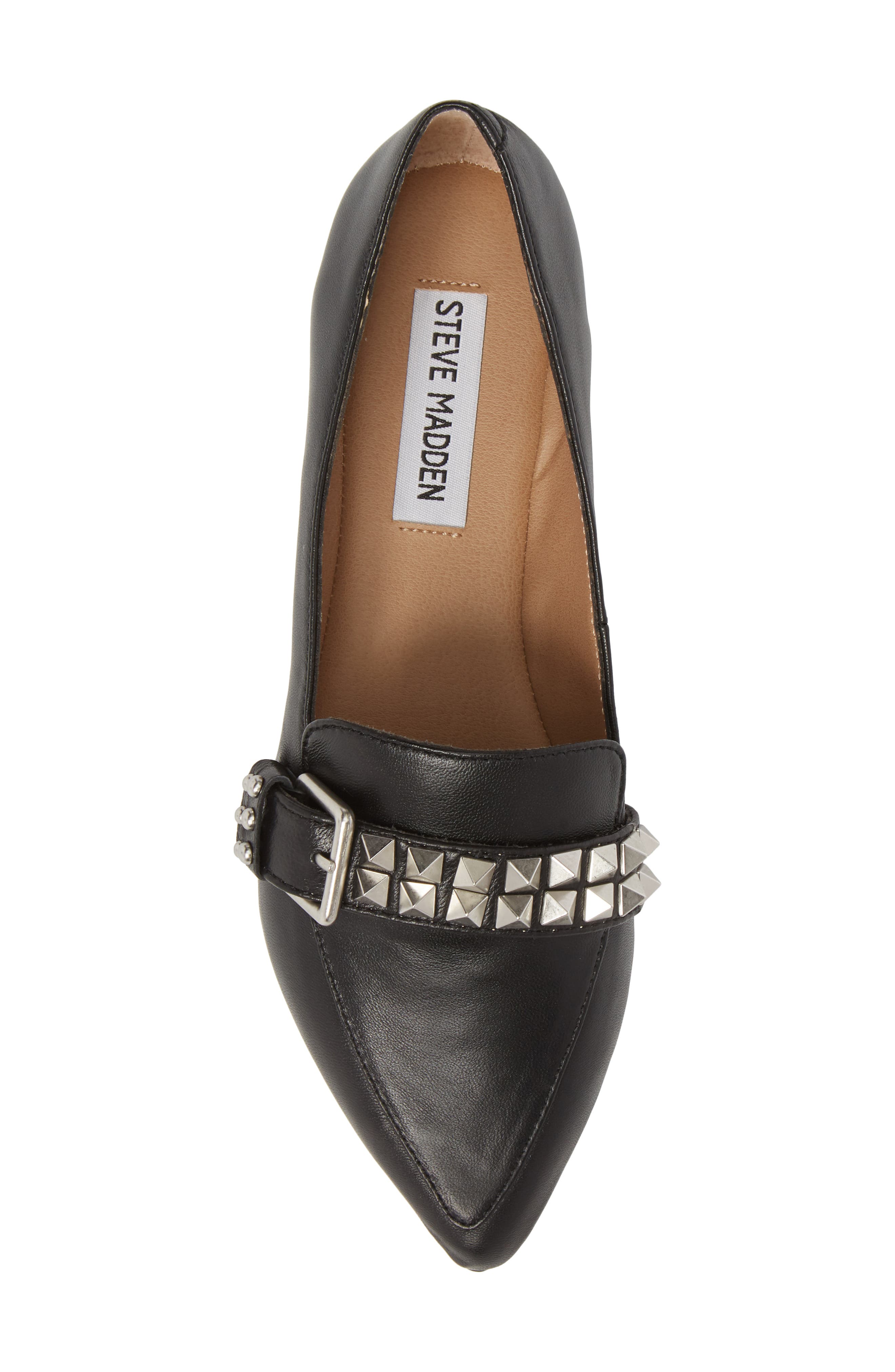 Fire Studded Loafer, Alternate, color, BLACK STUD