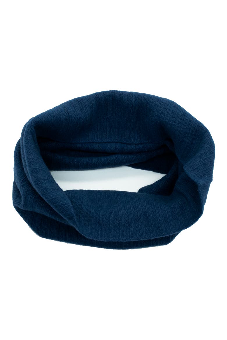 Cashmere Neck Warmer, Main, color, CLASSIC NAVY
