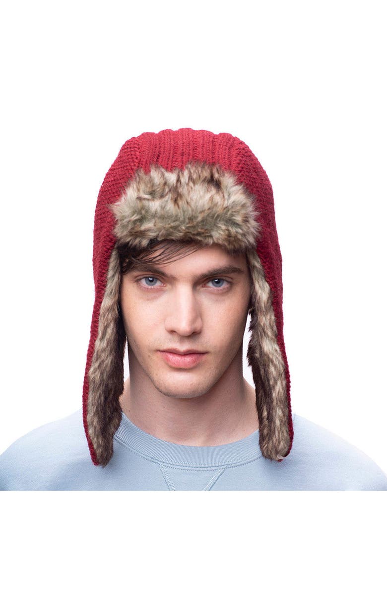 Nirvanna Designs Winter Trapper Hat, Alternate, color, Charcoal