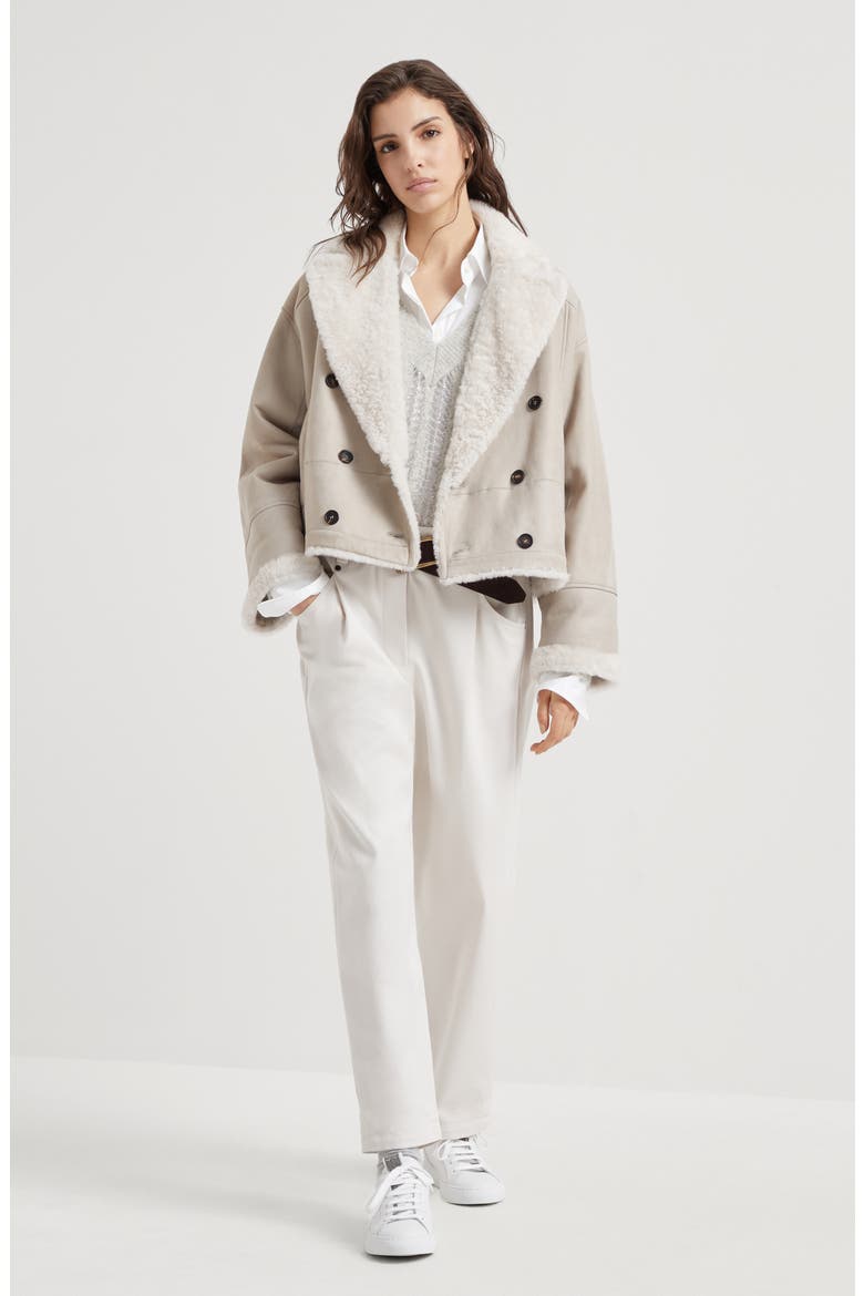 Baggy trousers, Alternate, color, Snow