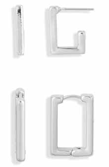 Leith 2-Pack Rectangle Earrings