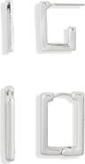 Leith 2-Pack Rectangle Earrings