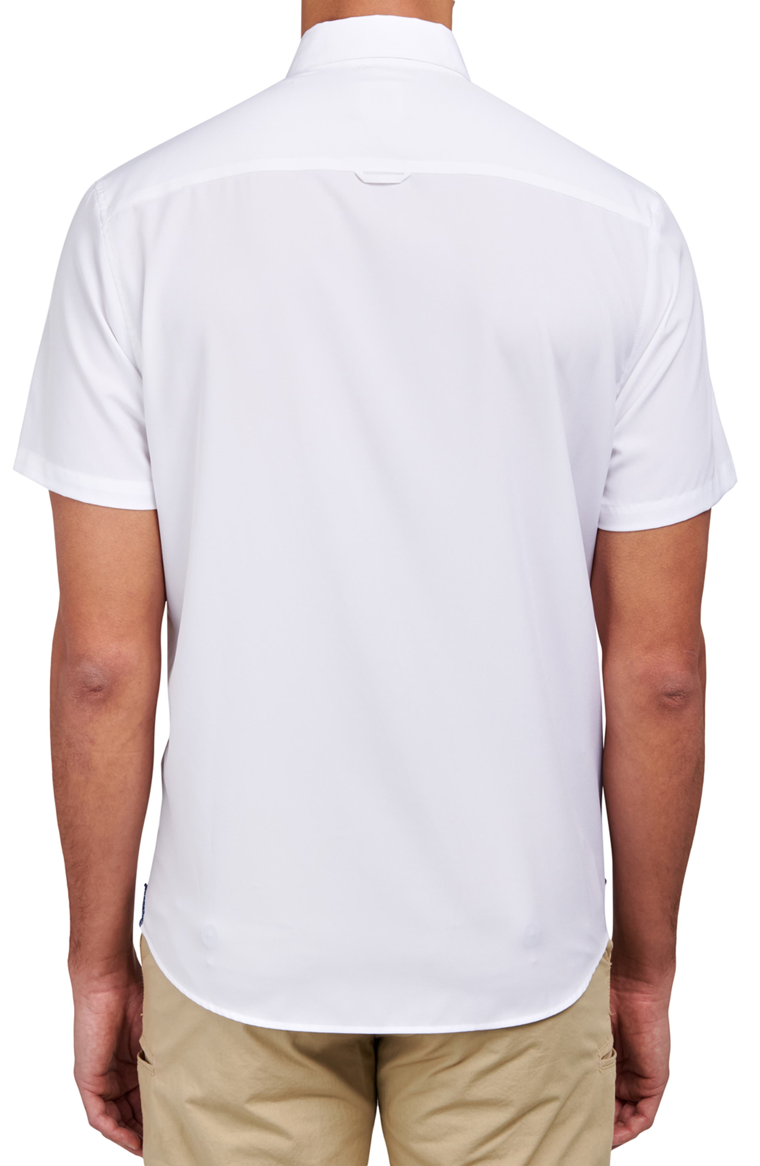 Slim Fit Solid 4-Way Stretch Performance Shirt - image 4