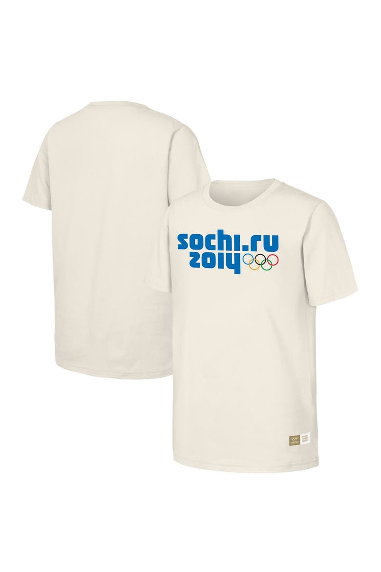 Men's  Natural 2014 Sochi Games Olympic Heritage T-Shirt, Main, color, Natural