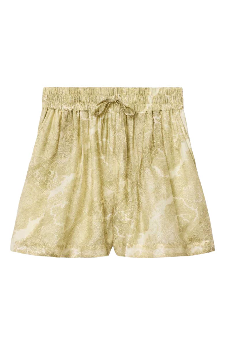 AllSaints Amelie Lace Shorts, Alternate, color, Black