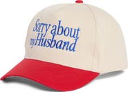 David & Young Sorry About My Husband Baseball Cap