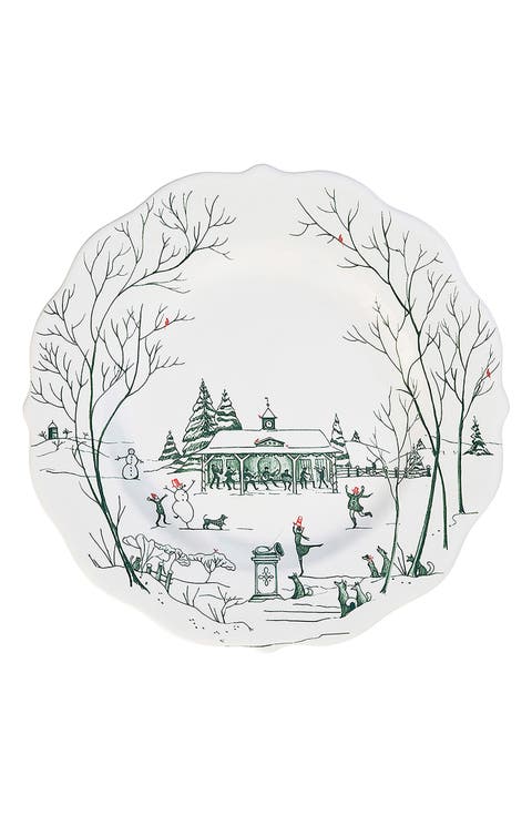 Country Estate Winter Frolic Dessert/Salad Plate