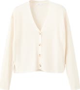 MANGO TEEN V-Neck Knit Cardigan