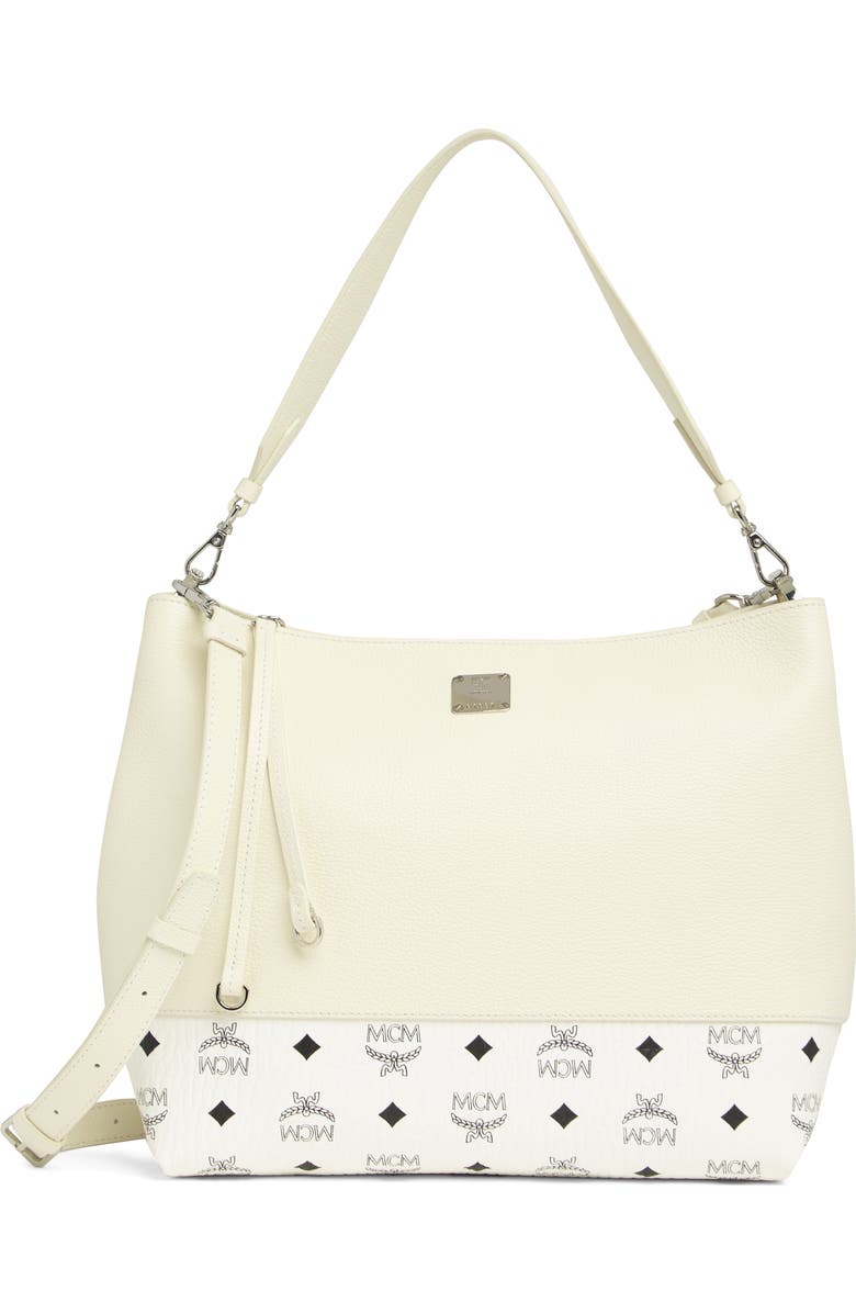 MCM Anni Medium Hobo Bag, Main, color,