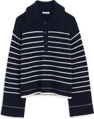 Madewell CloudSoft Polo Sweater