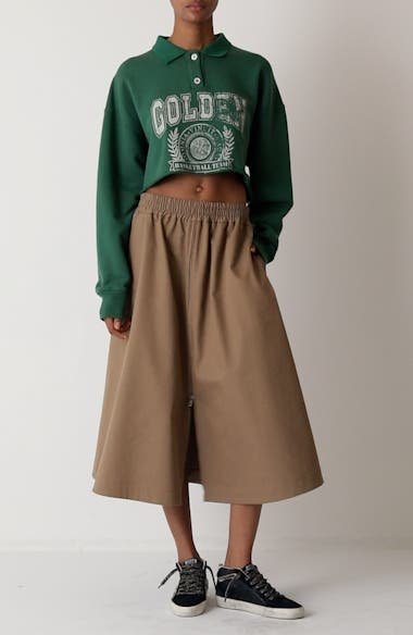 【海外限定】 Graphic Crop Journey Goose Golden Polo Nordstrom | Sweatshirt トップス