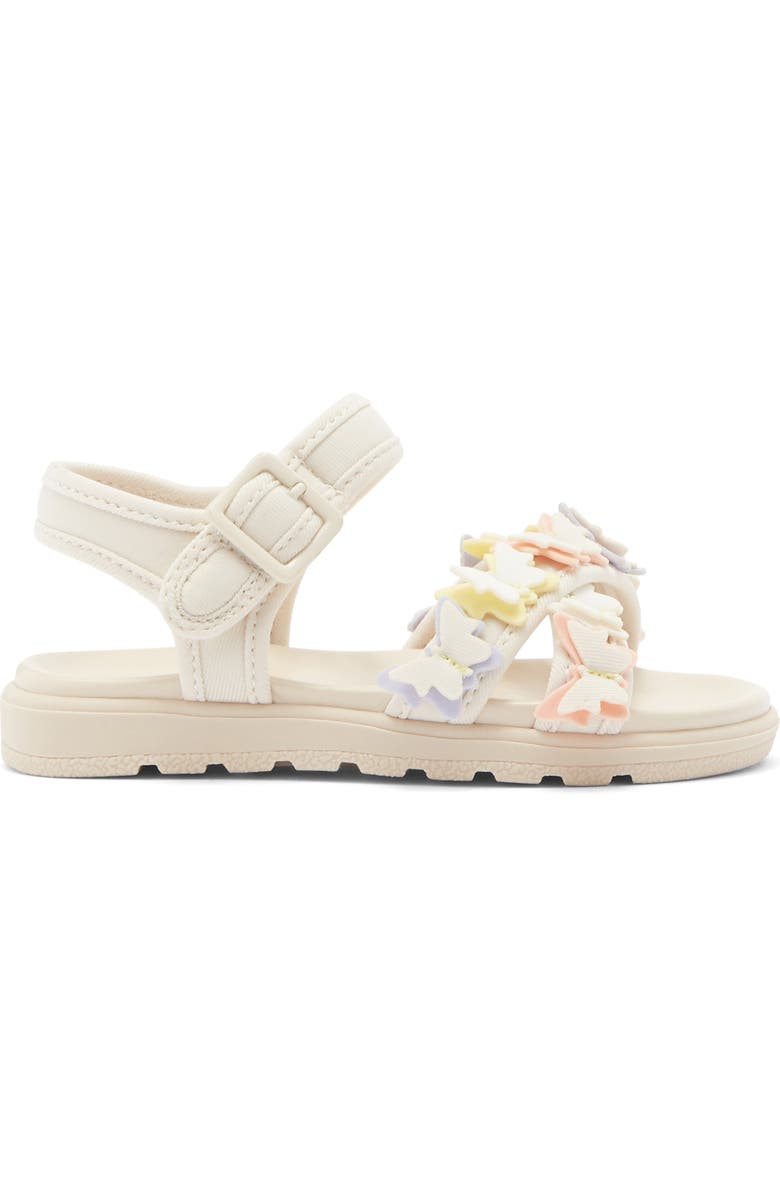 Harper Canyon Kids' Lainee Butterfly Sandal, Alternate, color, Beige Multi