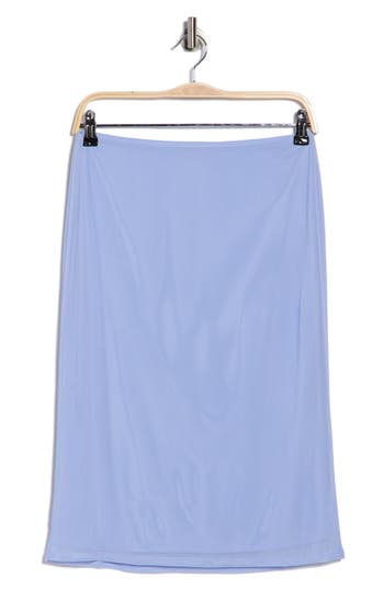 Wayf Midi Skirt In Blue