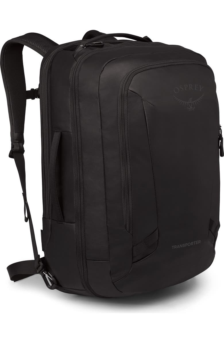 Osprey Transporter 44-Liter Travel Backpack, Alternate, color, Raven Black/Black