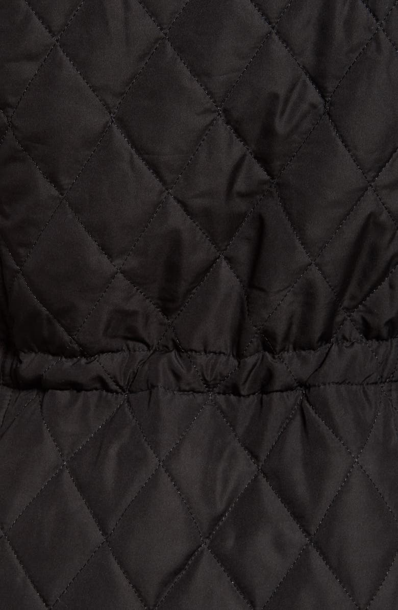 Barbour Millfire Diamond Hooded Quilted Jacket, Alternate, color, 