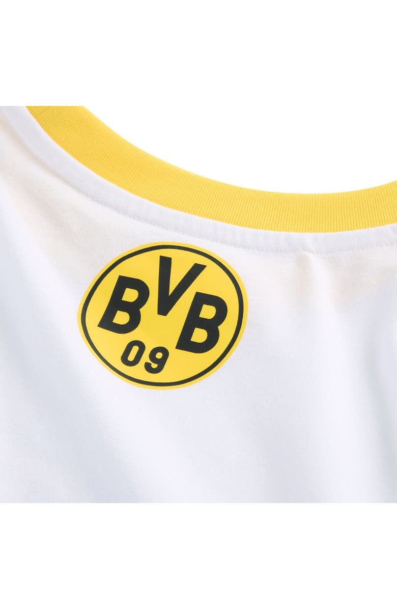 PUMA Men's Puma White Borussia Dortmund 2025 FIFA Club World Cup Hoops T-Shirt, Alternate, color,