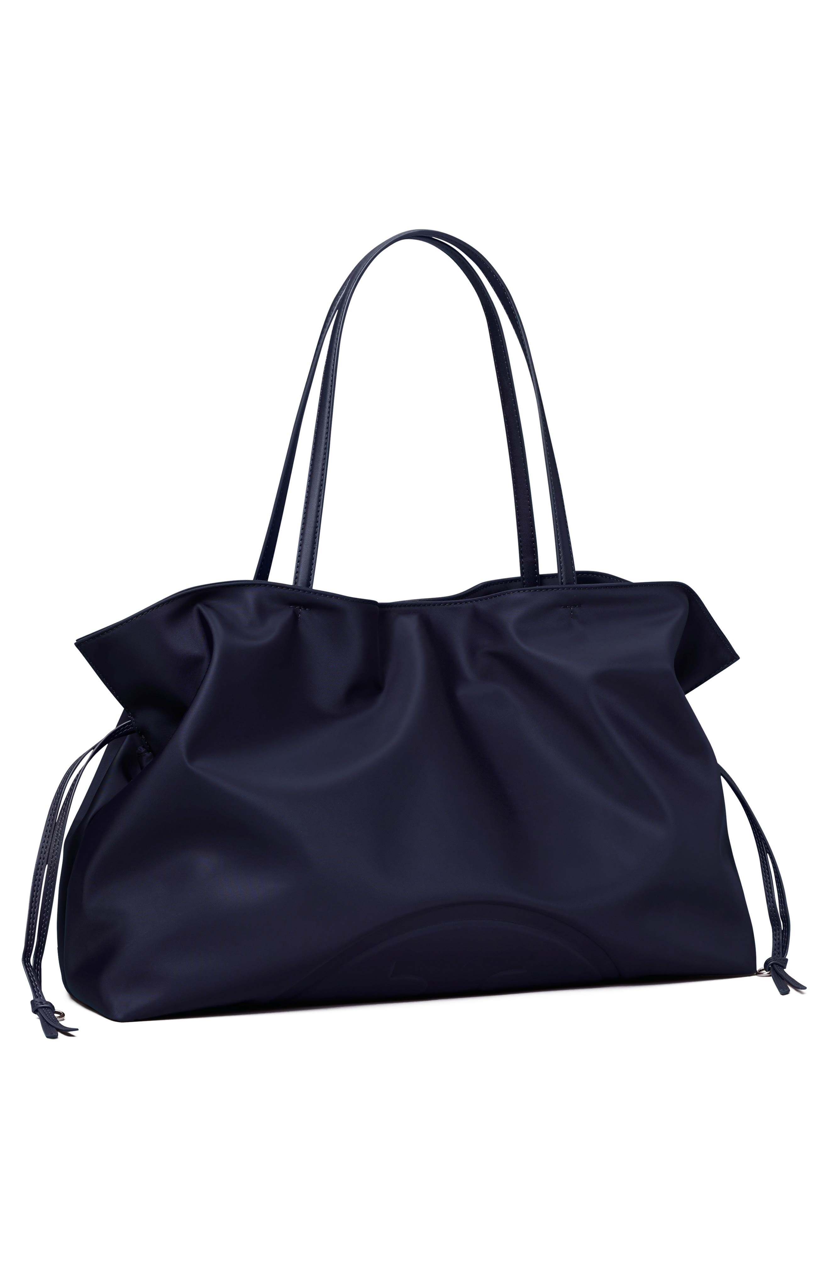 Ella Nylon Drawstring Tote, Alternate, color, NEW NAVY