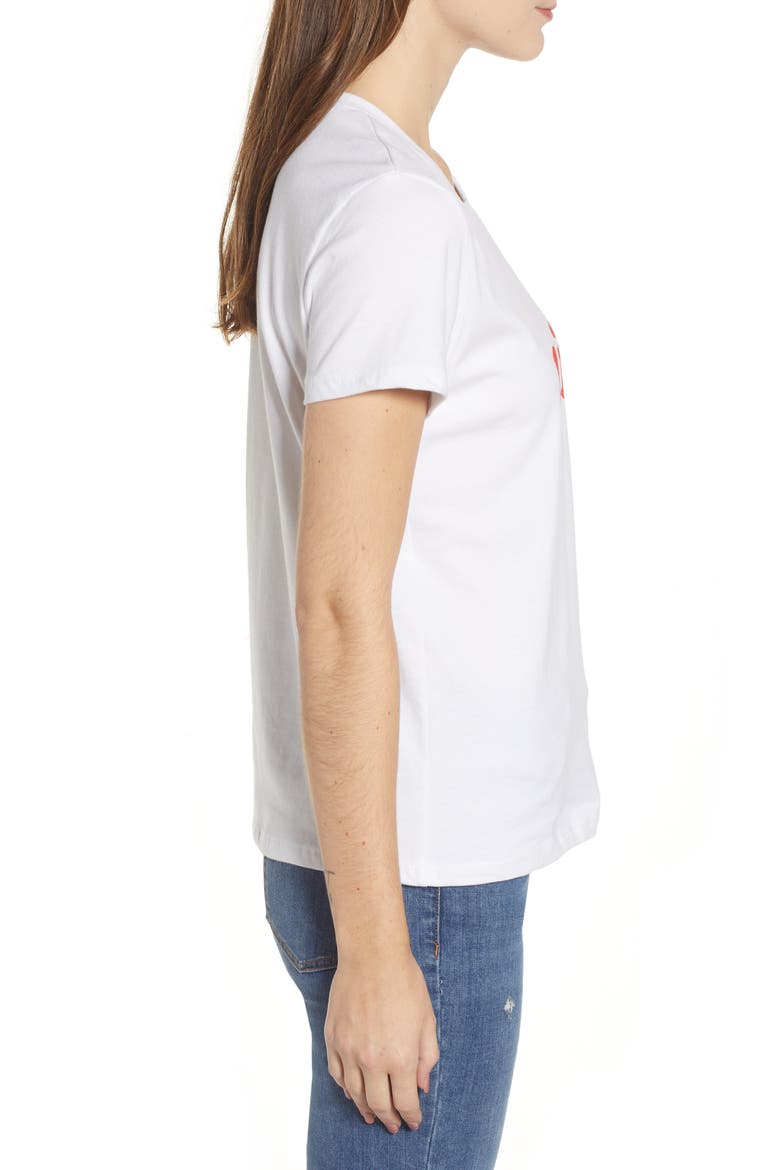 Oui Tee, Alternate, color, WHITE