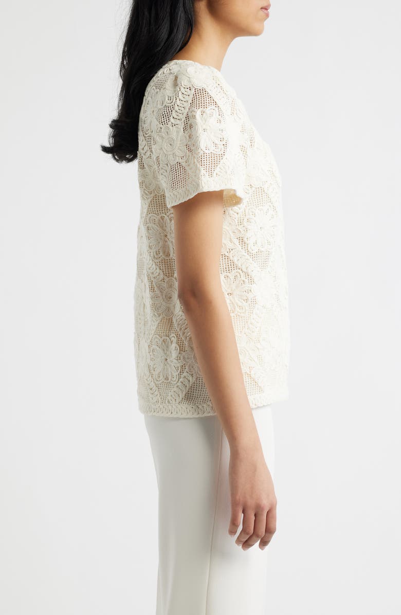Anne Klein Lace Top, Alternate, color,