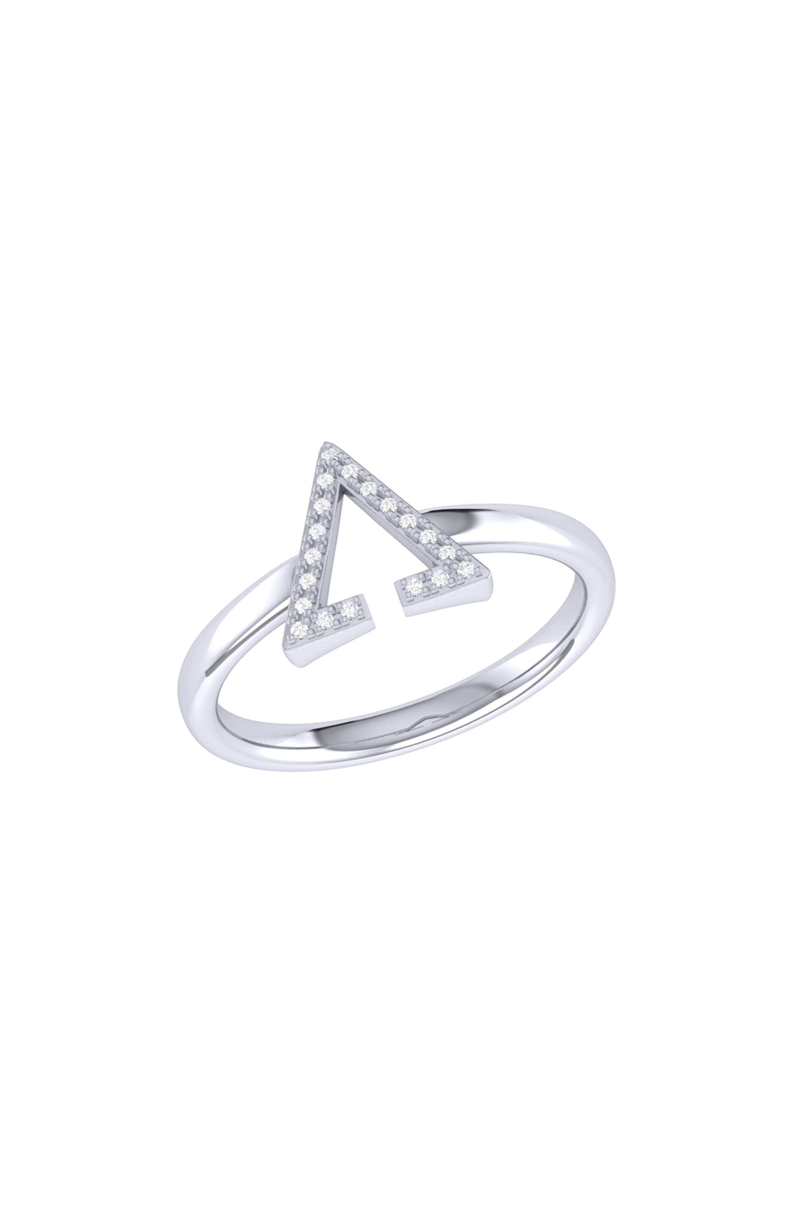 LuvMyJewelry Home Aim High Diamond Ring - 0.05ct.