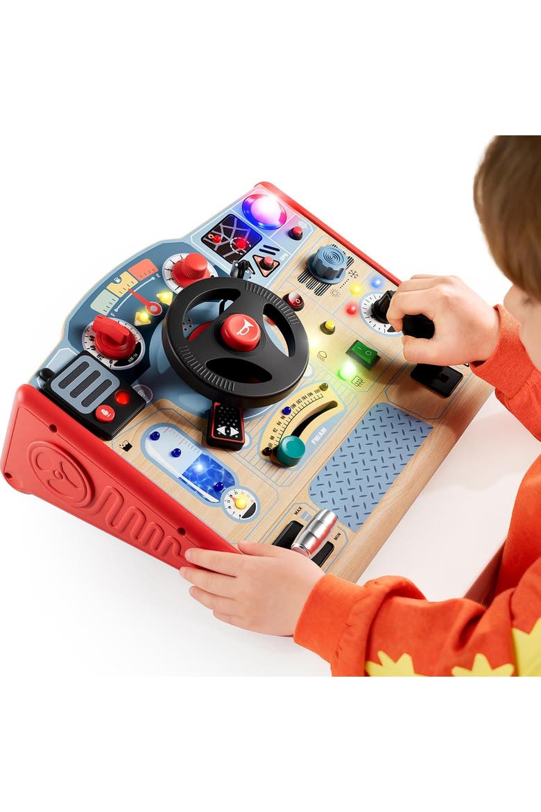 Kids Car Driving Busy Board Sensory Montessori Toy, Main, color, Multicolor