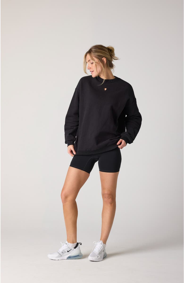 Daughter Lessons Love Crew, Alternate, color, Black