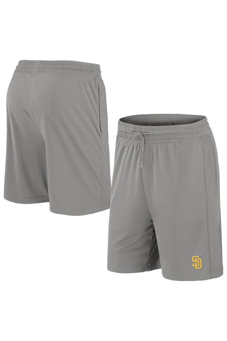 Men's Fanatics Branded Gray San Diego Padres Iconic Break It Loose Shorts, Main, color, Gray