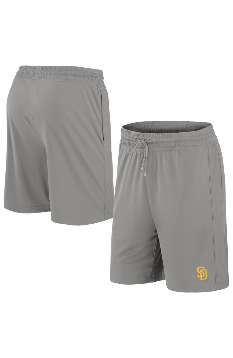 FANATICS Men's Fanatics Branded Gray San Diego Padres Iconic Break It Loose Shorts, Main, color, Gray