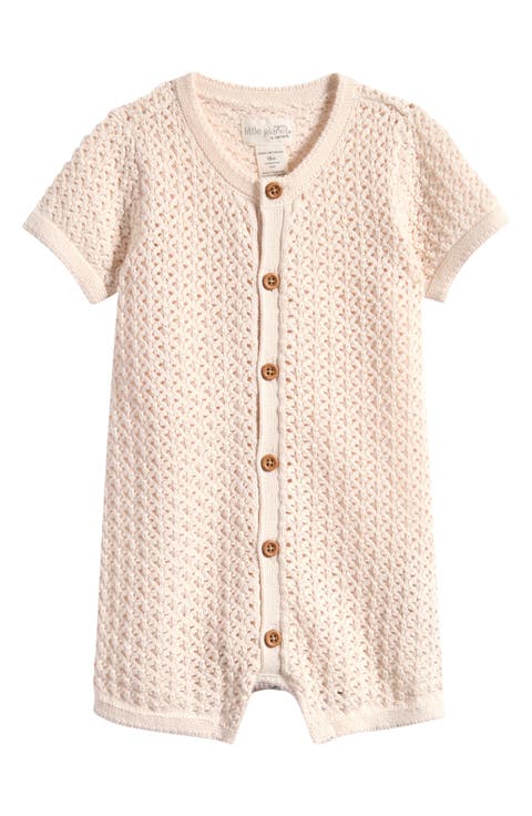 Organic Cotton Button-Up Romper (Baby)