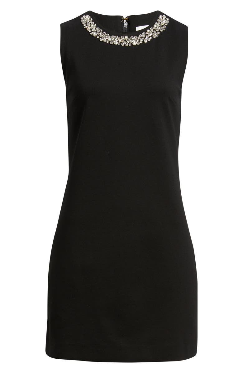 Lilly Pulitzer<sup>®</sup> Geller Crystal Detail Shift Minidress, Alternate, color, Noir