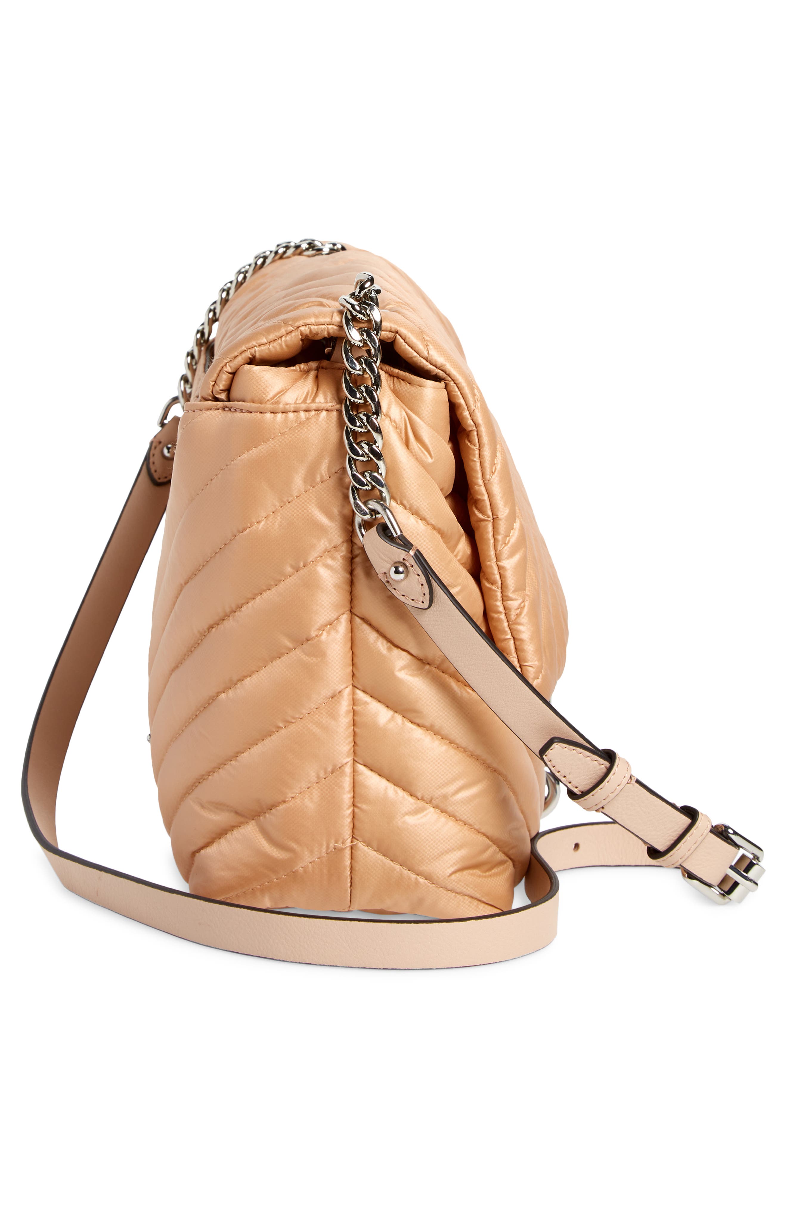 Rebecca Minkoff Edie Nylon Jumbo Flap Shoulder Bag, Alternate, color, 